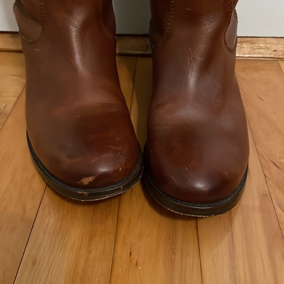 Frye Melissa Button Tall Riding Leather Boots 6 B - Picture 5 of 9